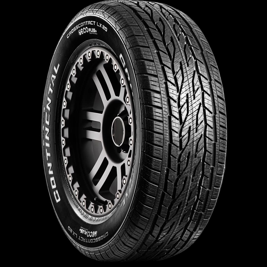 Continental CrossContact LX20 with Eco Plus Technology 17" angled tire