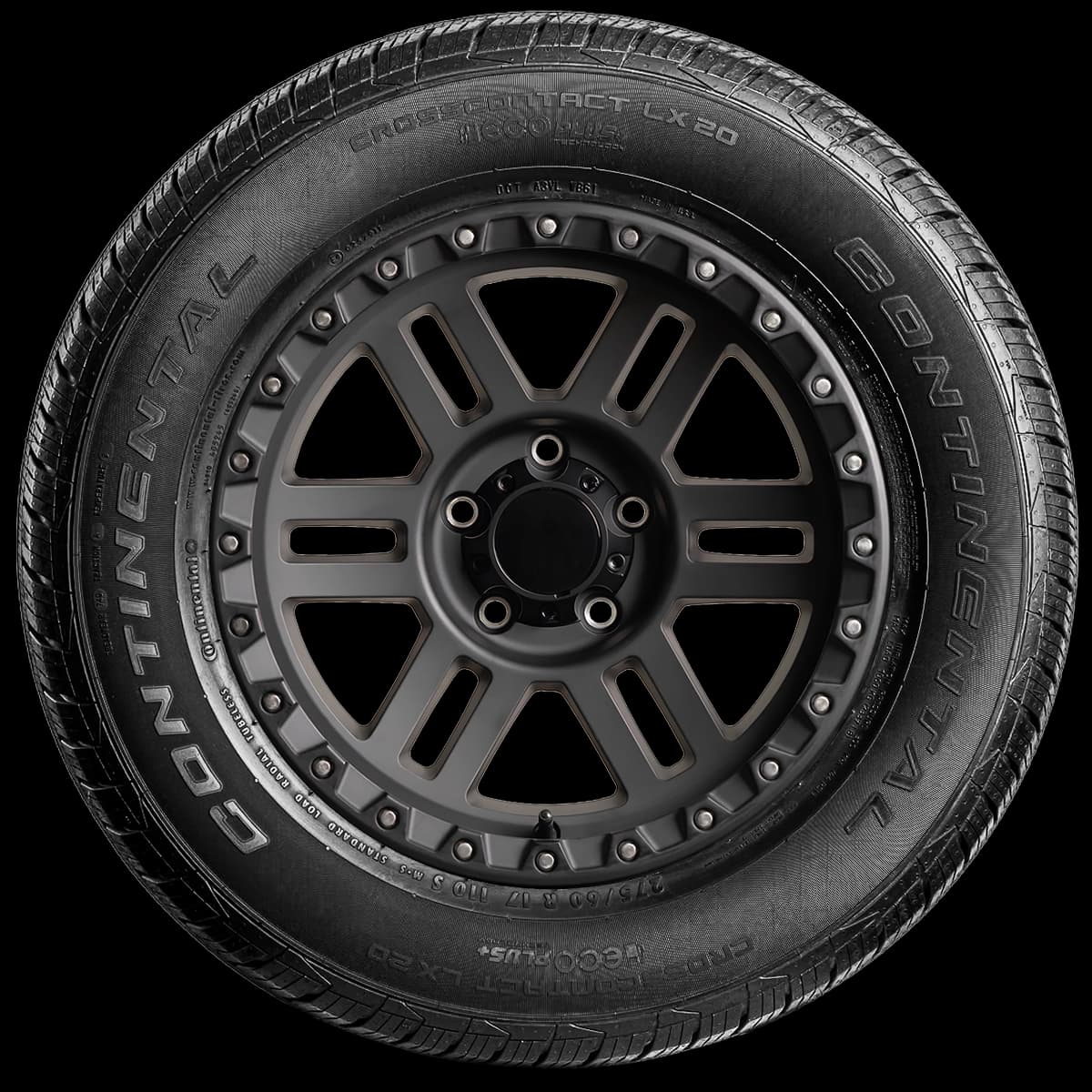 Continental CrossContact LX20 with Eco Plus Technology 17" side tire