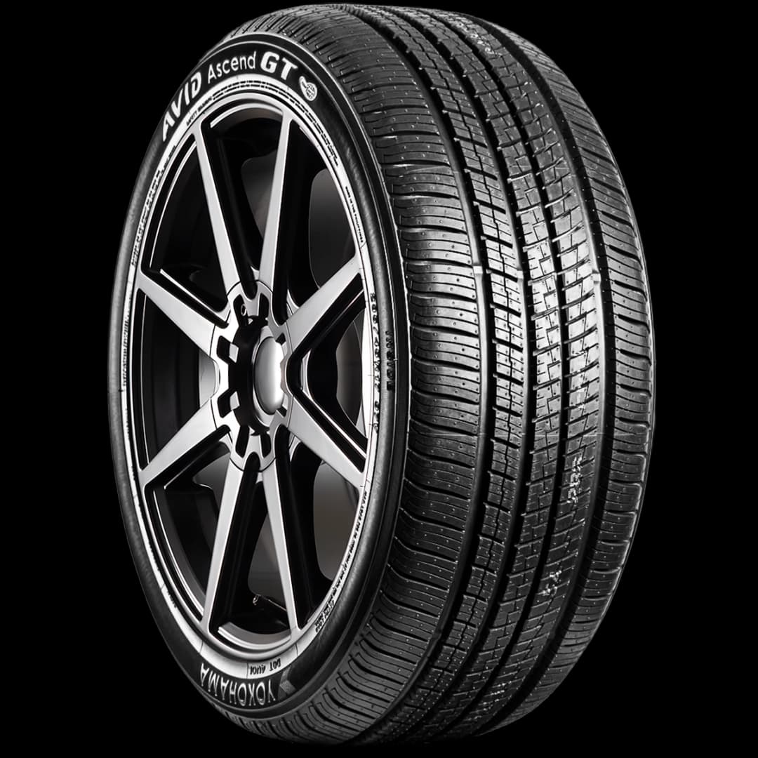 Yokohama Avid Ascend 17" angled tire