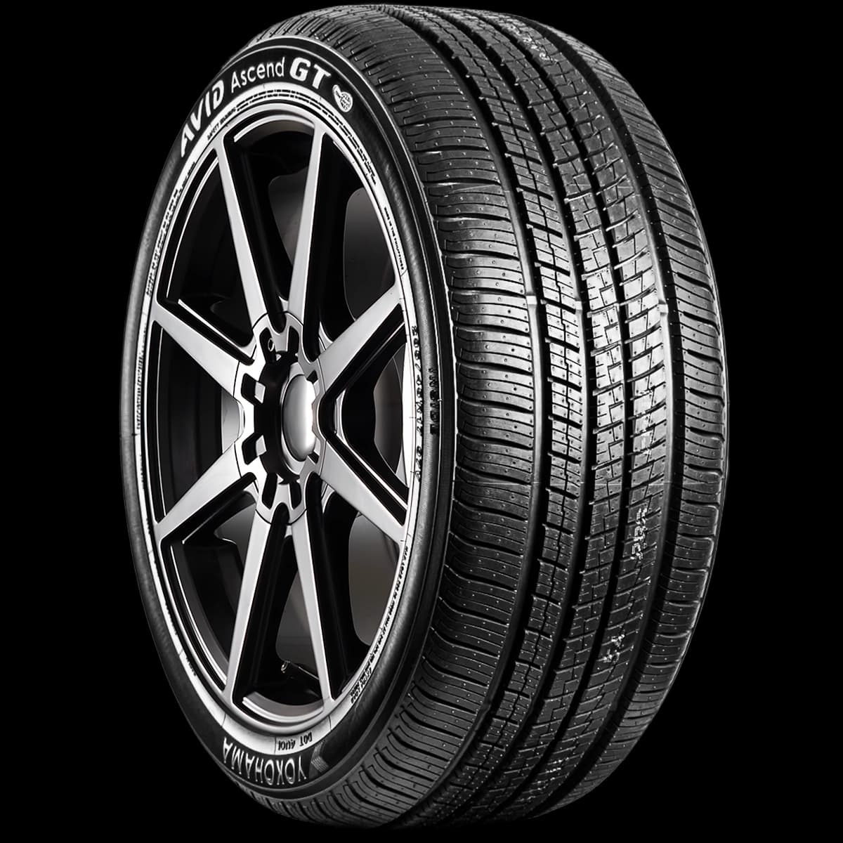 Yokohama Avid Ascend 17" angled tire