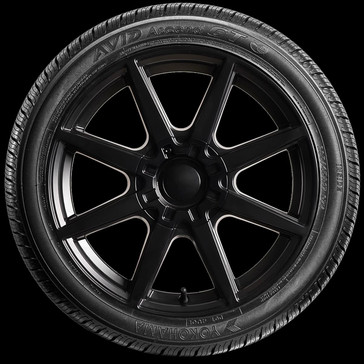 Yokohama Avid Ascend 17" side tire