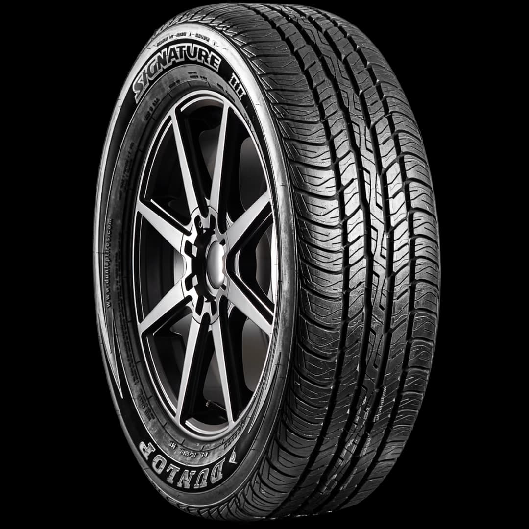 Dunlop Signature II 17" angled tire