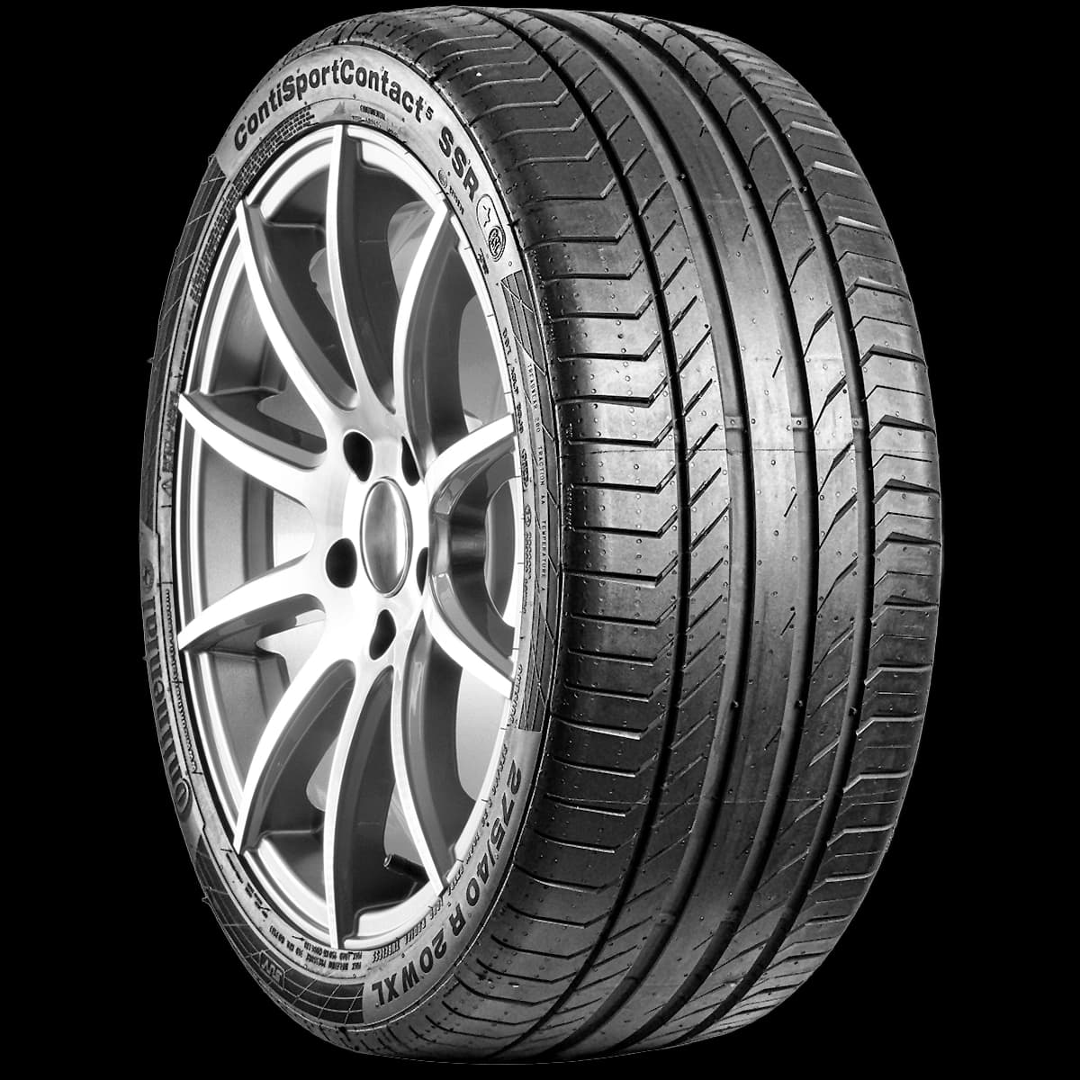 Continental SportContact 5 SUV 20" angled tire