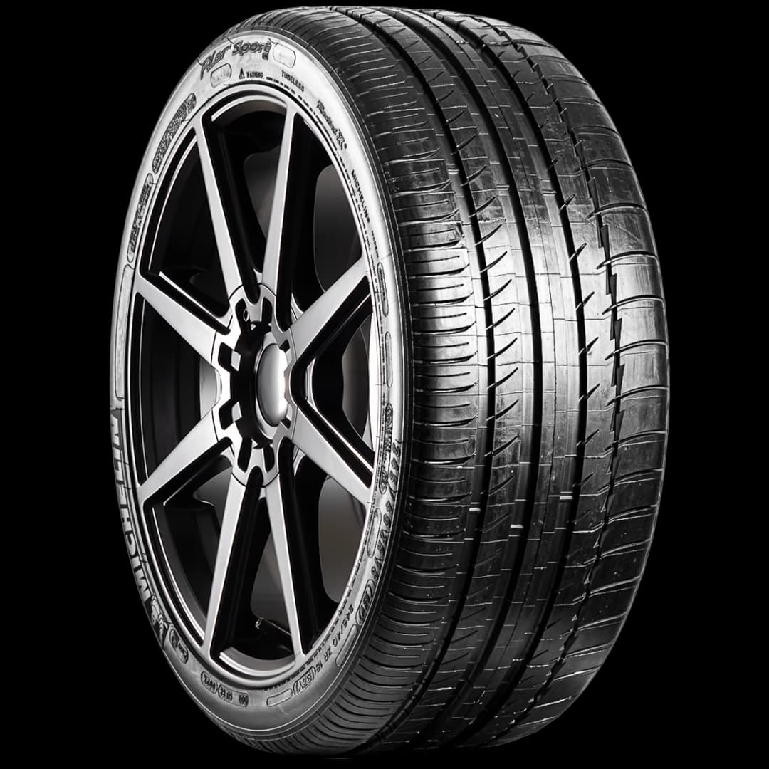 Michelin Pilot Sport PS2 17" angled tire