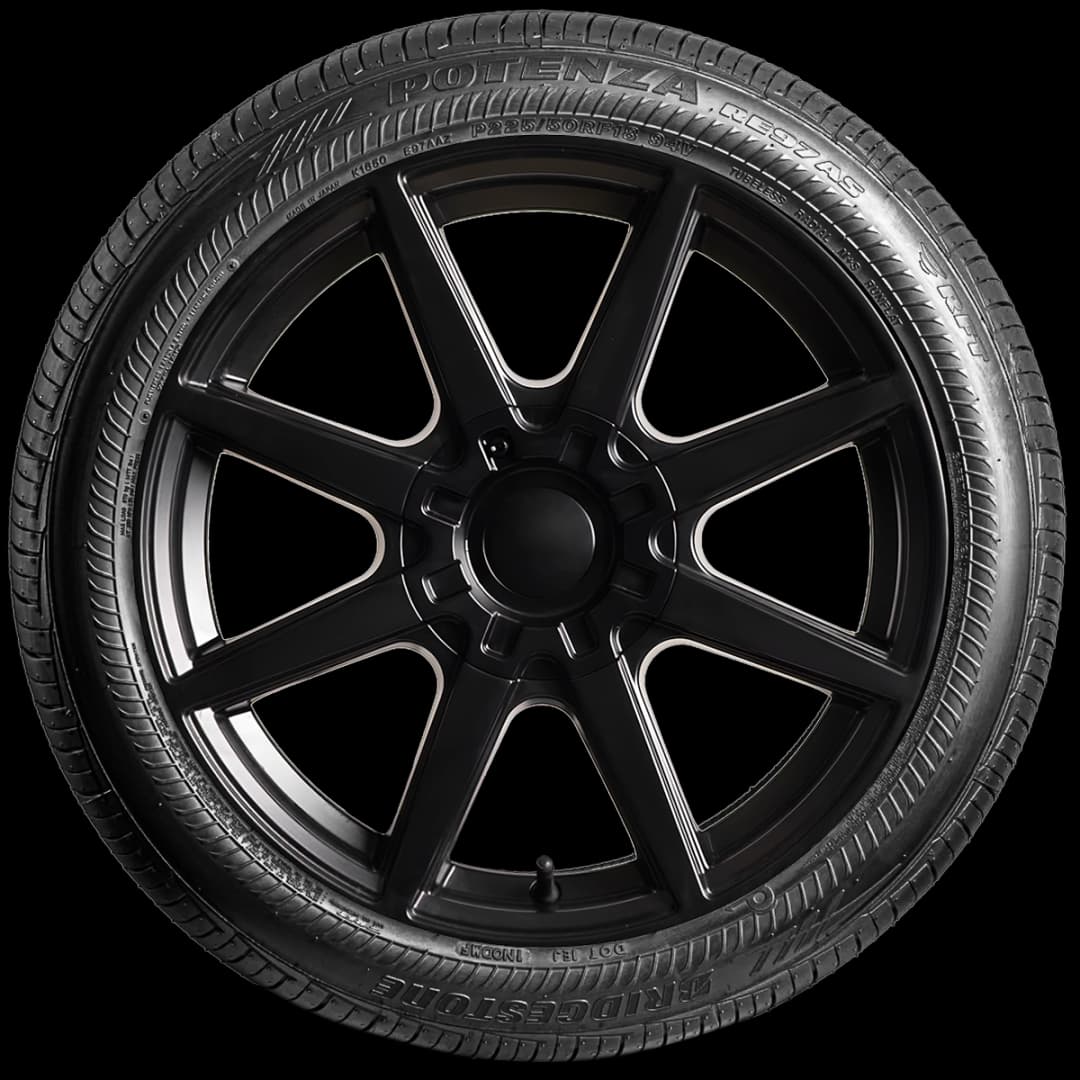 Bridgestone Potenza RE97 All Season 17" side tire