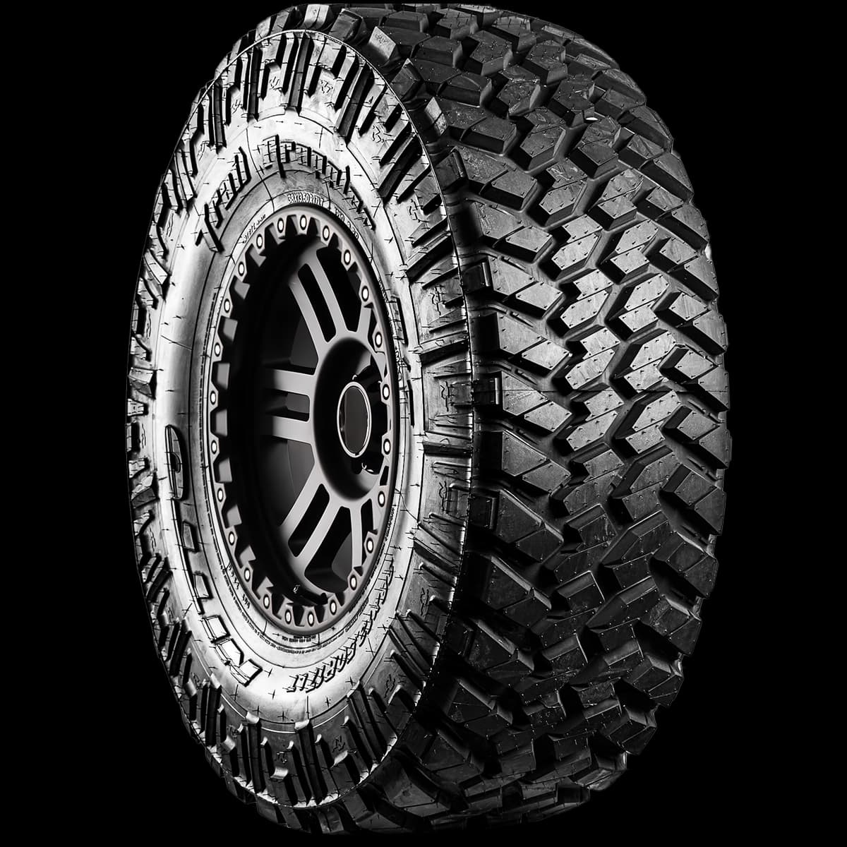 Nitto Trail Grappler MT 17" angled tire