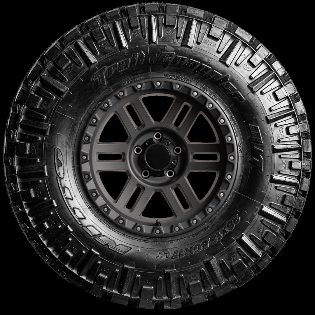 Nitto Trail Grappler MT 17" side tire