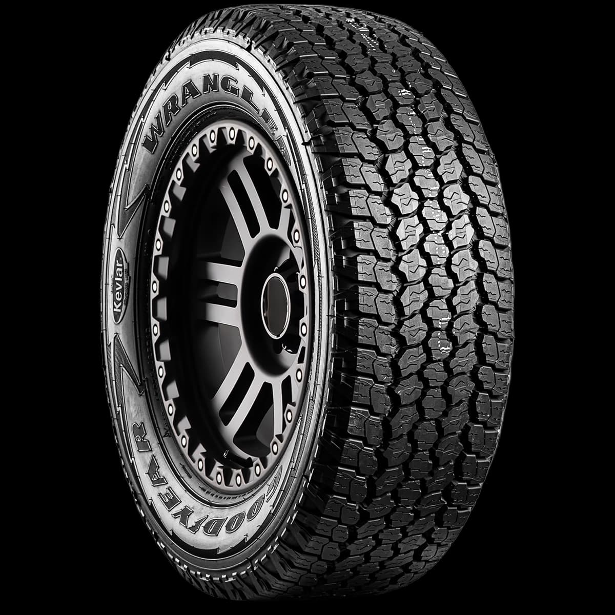 Goodyear Wrangler All-Terrain Adventure with Kevlar 17" angled tire