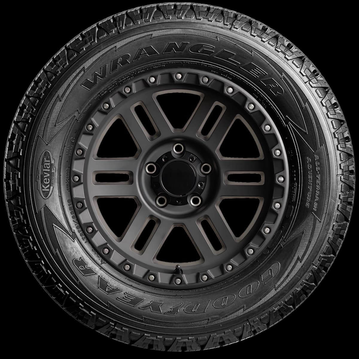 Goodyear Wrangler All-Terrain Adventure with Kevlar 17" side tire