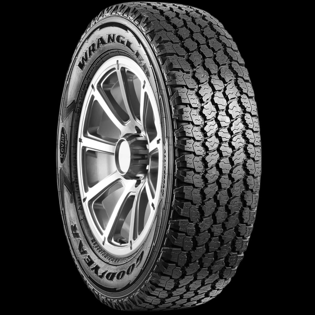 Goodyear Wrangler All-Terrain Adventure with Kevlar 20" angled tire