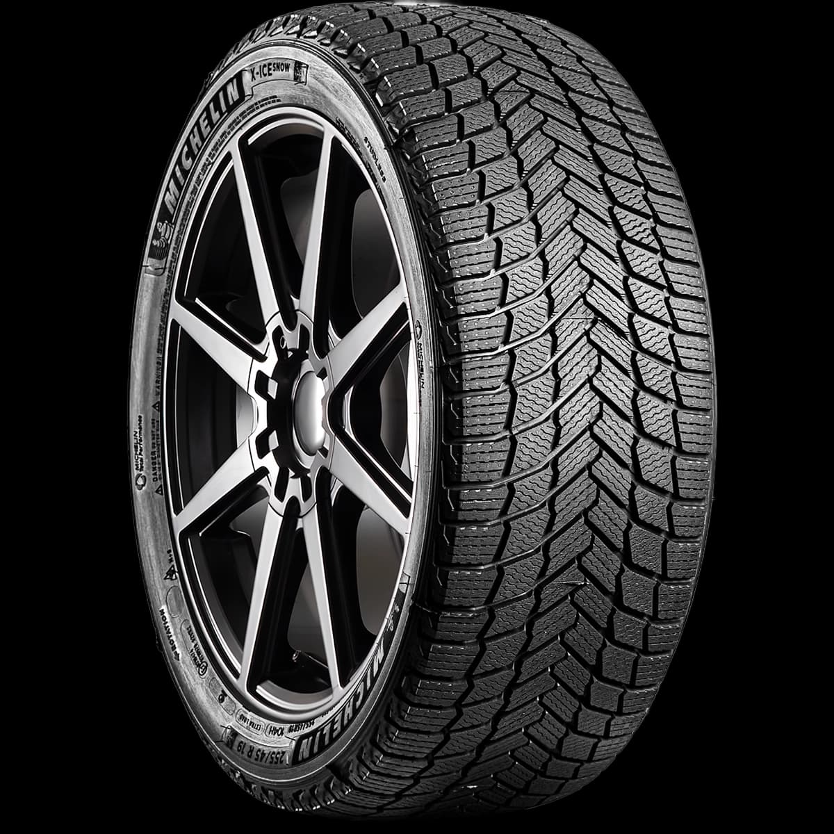 Michelin X-Ice Snow 20" angled tire