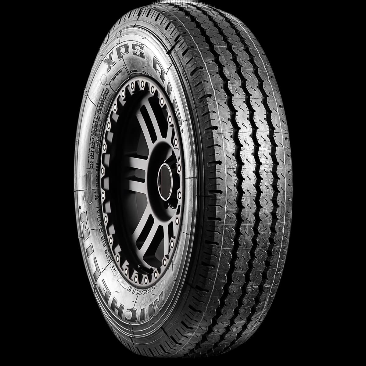 Michelin XPS Rib 17" angled tire
