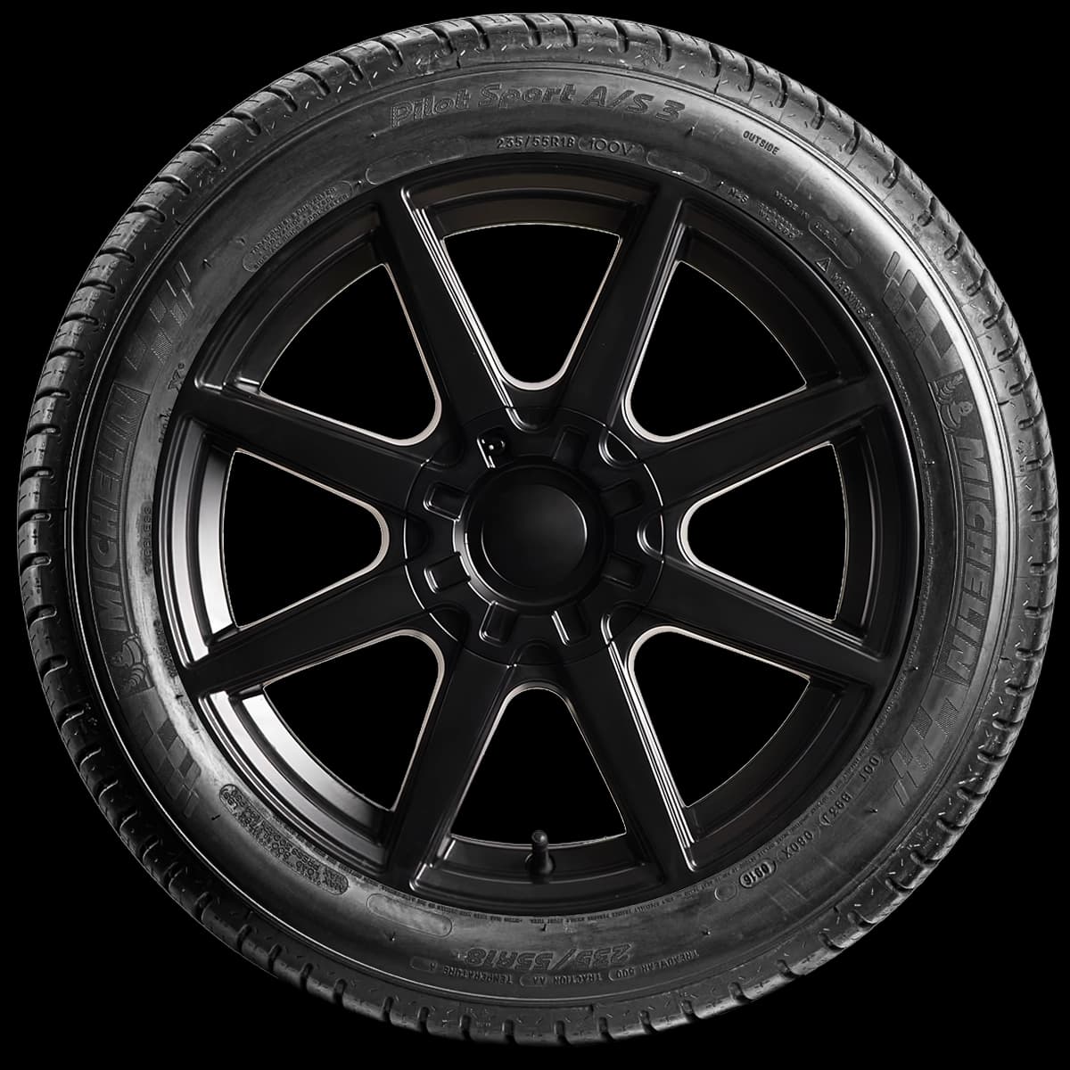 Michelin Pilot Sport A/S 3 17" side tire