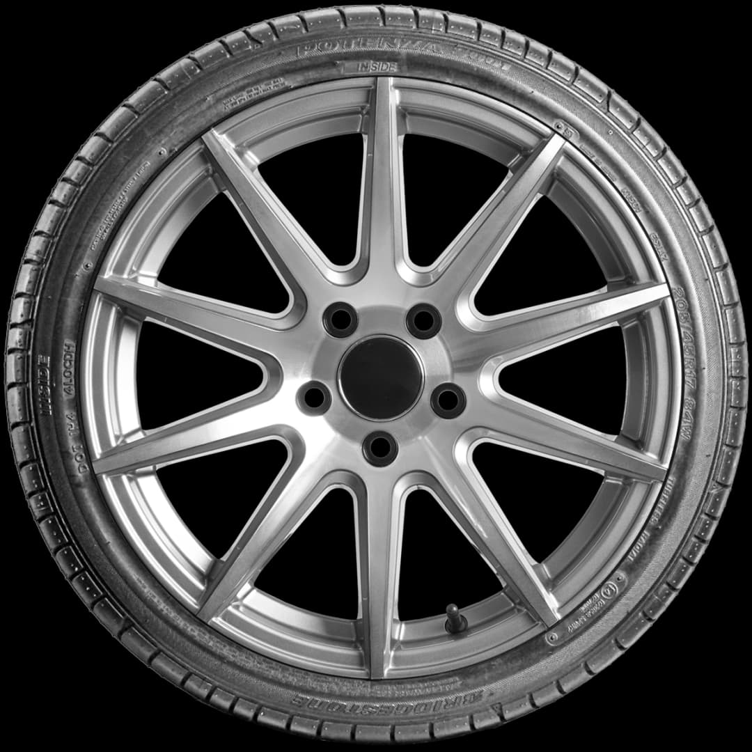 Bridgestone Potenza S001 17" side tire
