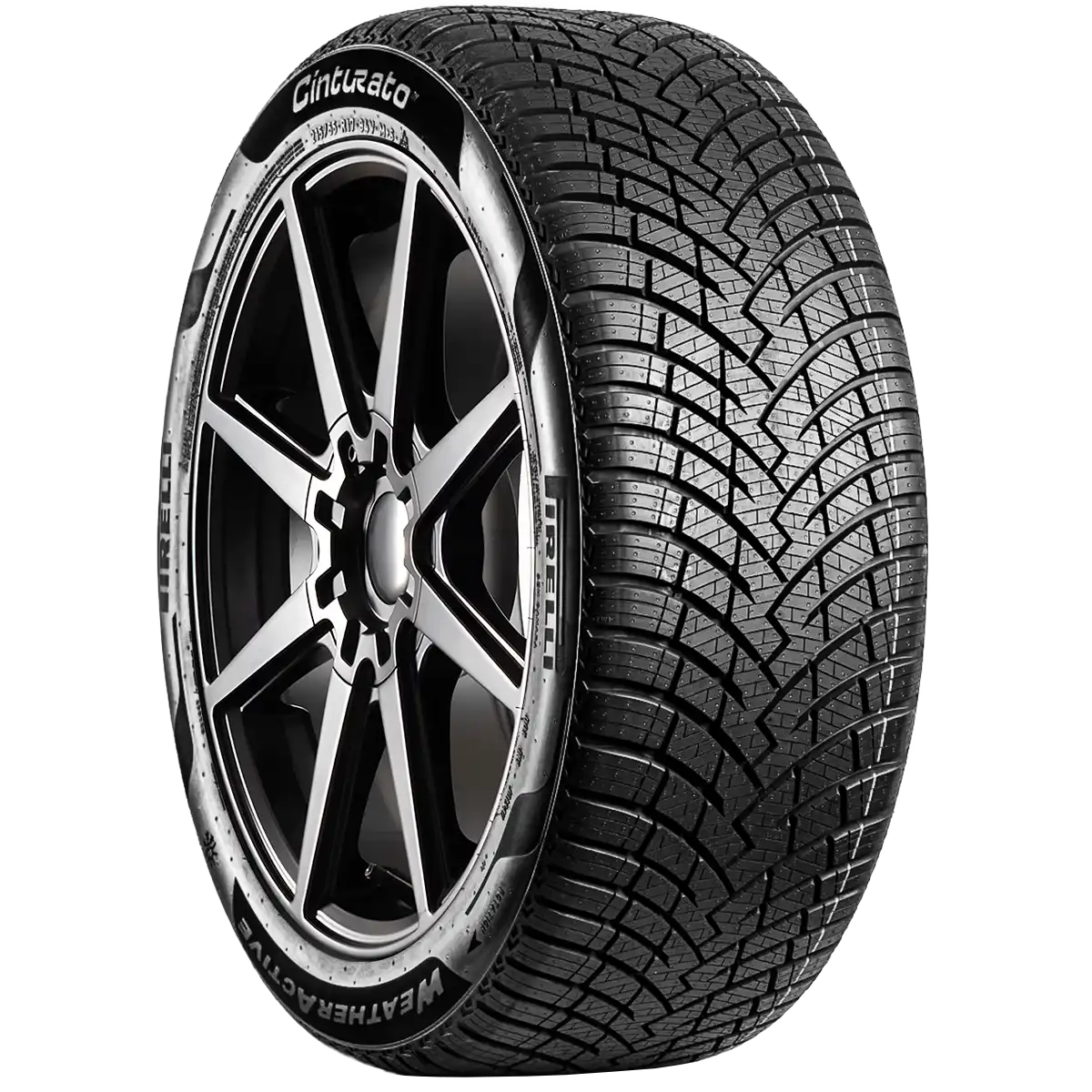 Pirelli Cinturato Weatheractive 17" angled tire