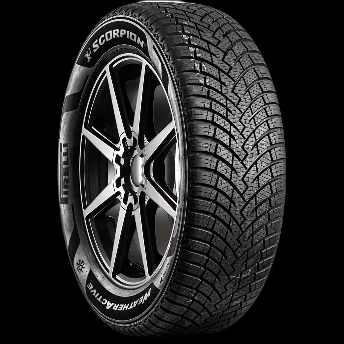 Pirelli Scorpion Weatheractive 17" angled tire