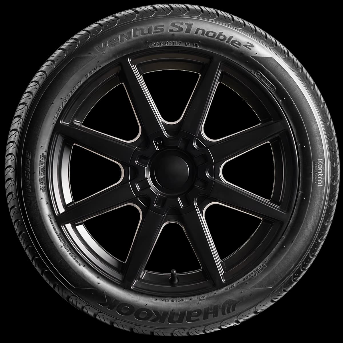 Hankook Ventus S1 Noble 2 H452 17" side tire