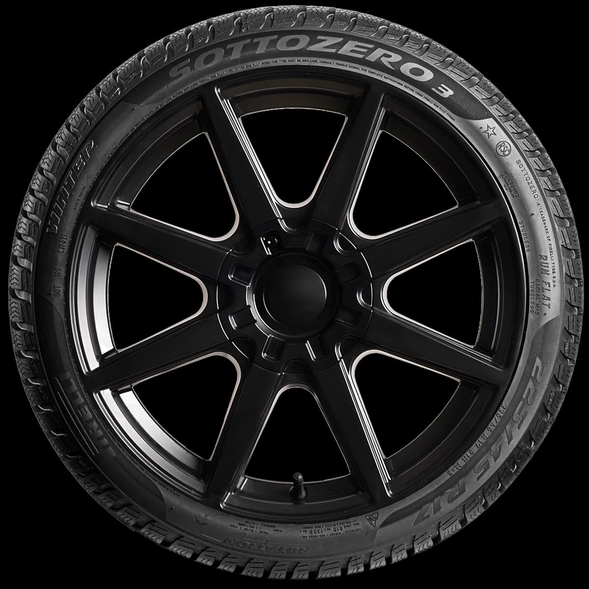 Pirelli Winter Sottozero 3 17" side tire