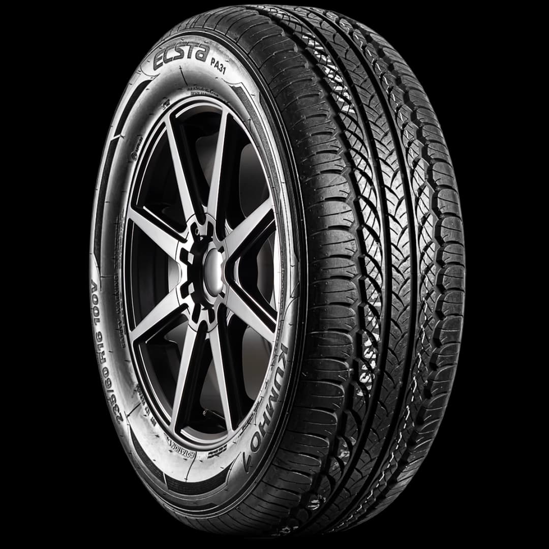 Kumho Ecsta PA31 17" angled tire