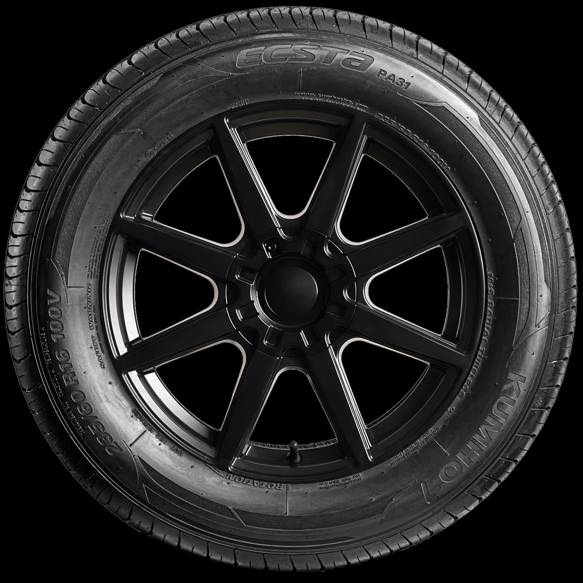 Kumho Ecsta PA31 17" side tire