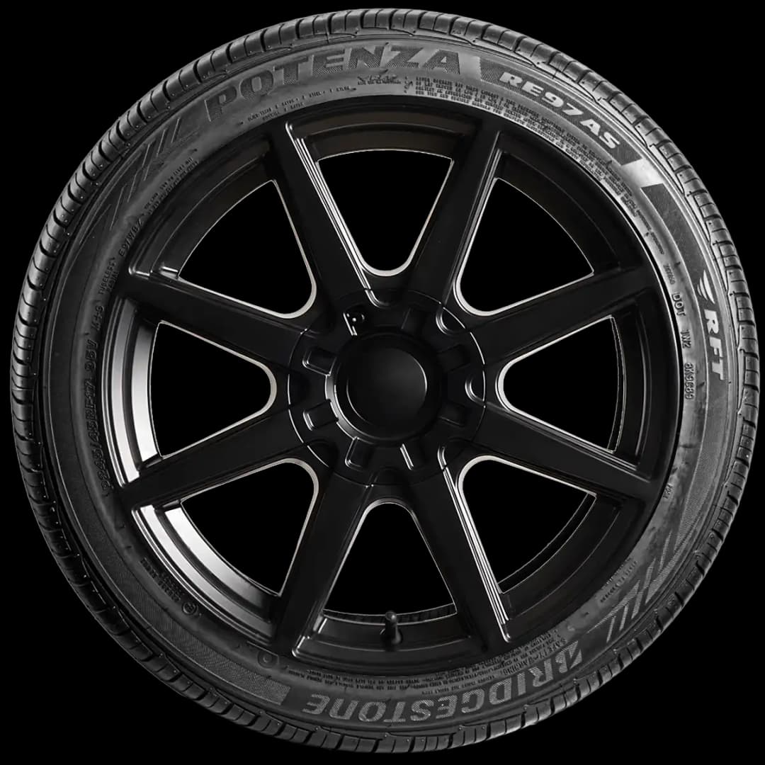 Bridgestone Potenza RE97AS 17" side tire