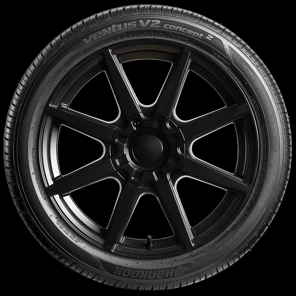 Hankook Ventus V2 Concept2 H457 20" side tire