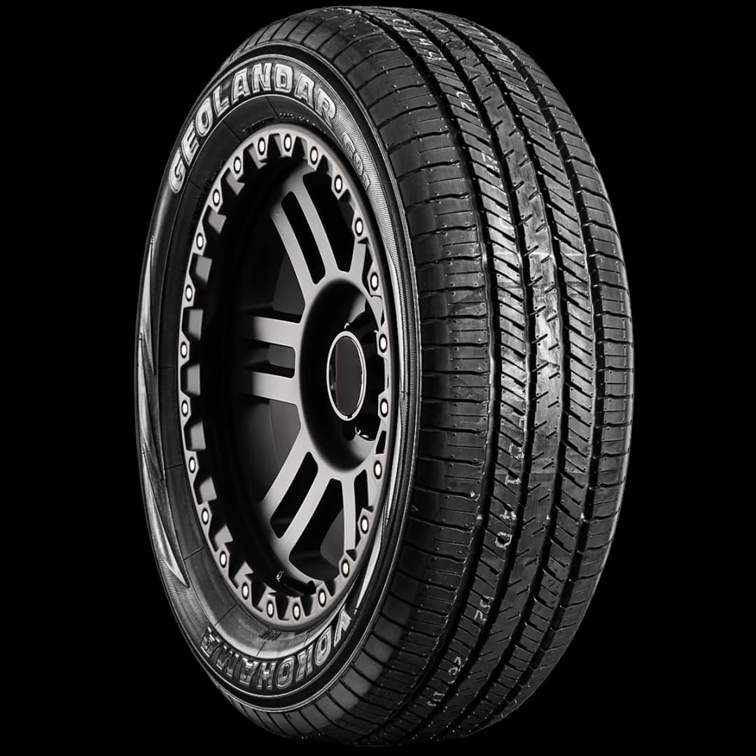 Yokohama Geolander G91F 17" angled tire