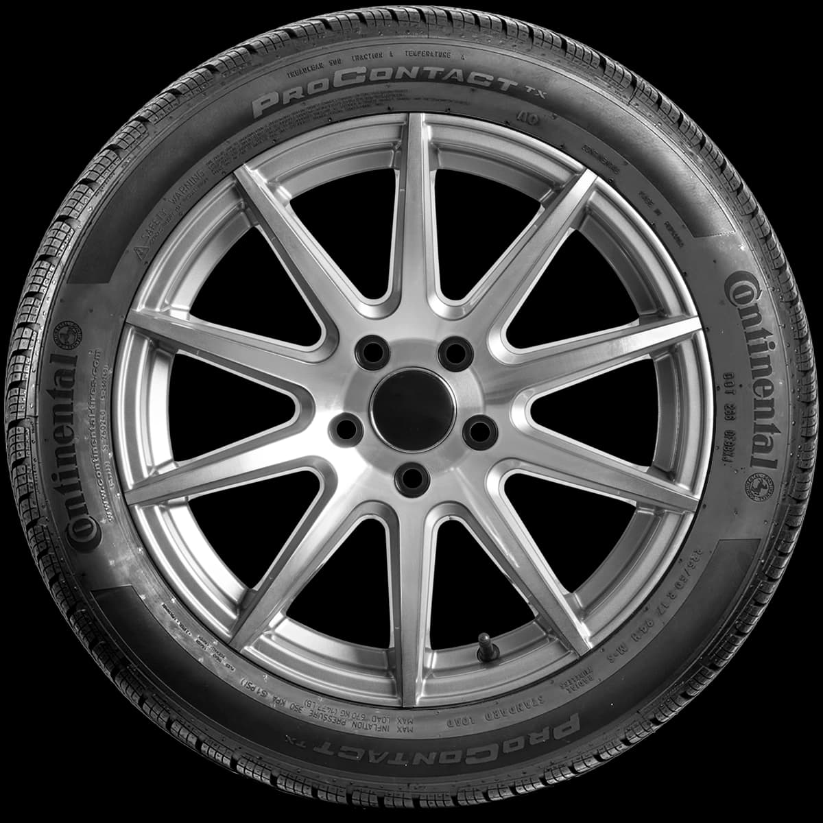 Continental ProContact TX 17" side tire