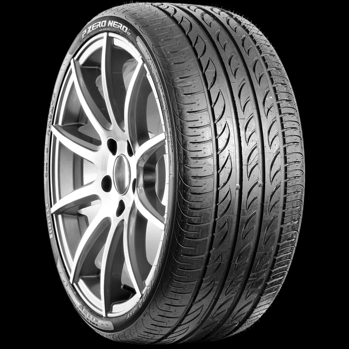 Pirelli Pzero Nero GT 20" angled tire