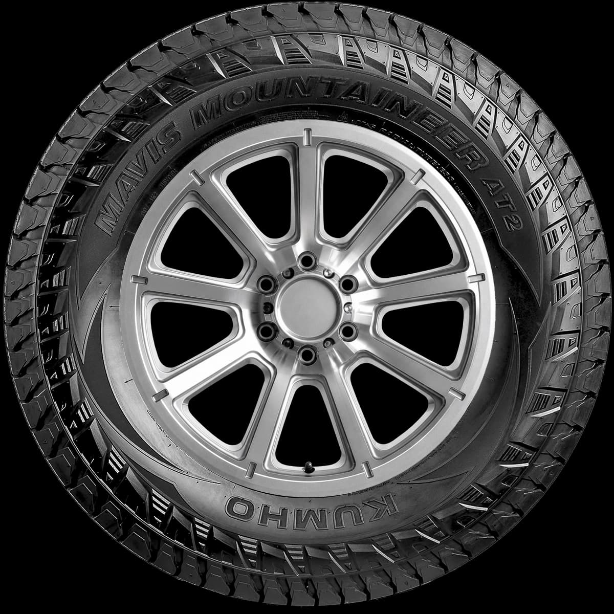 Mavis Mountaineer A/T2 17" side tire