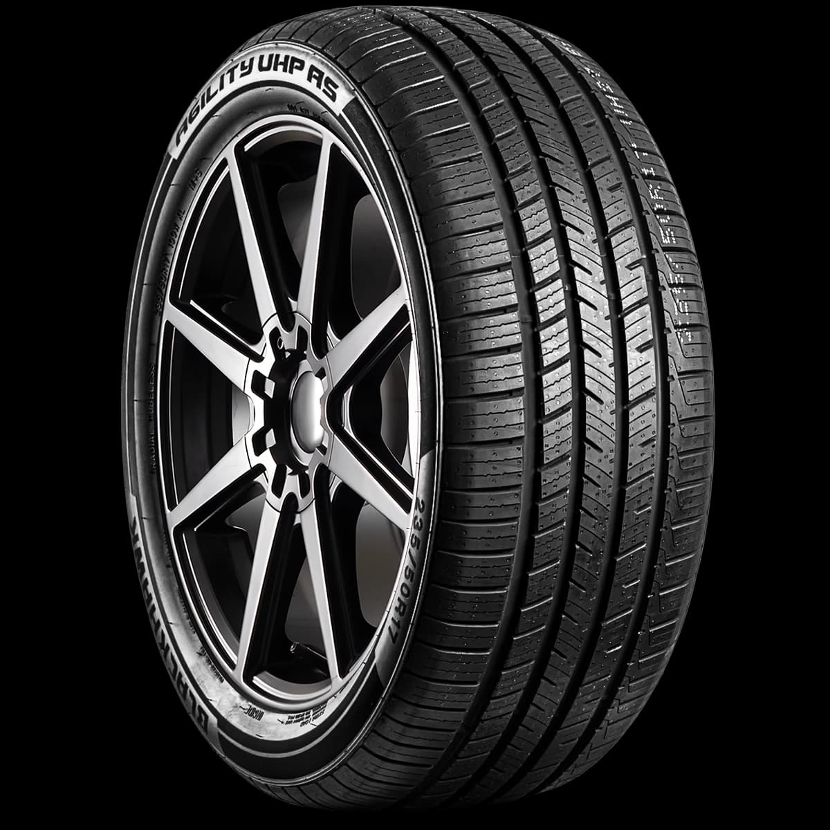 Blackhawk Agility UHP AS 17" angled tire