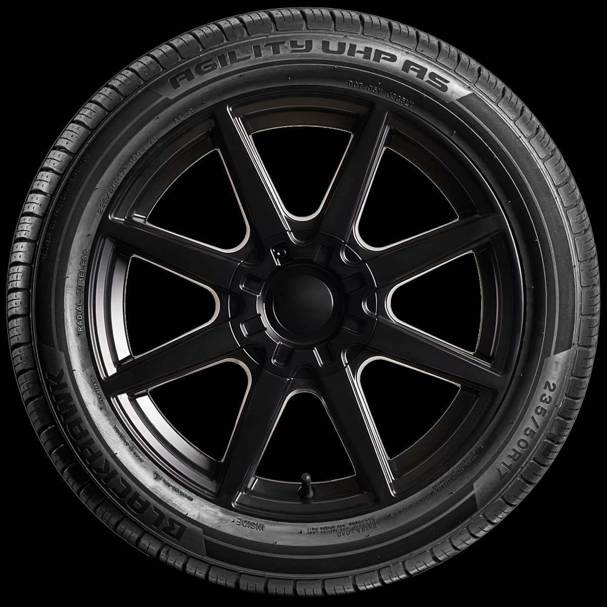 Blackhawk Agility UHP AS 17" side tire