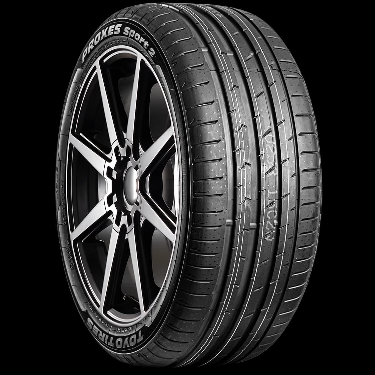 Toyo Proxes Sport 2 17" angled tire