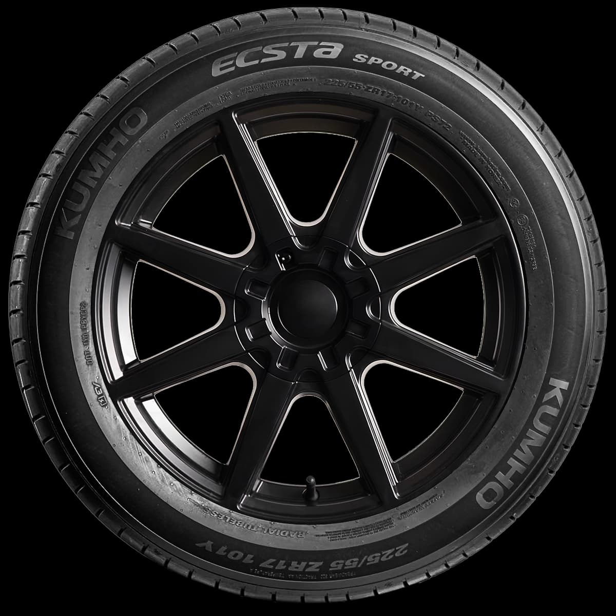 Kumho Ecsta Sport PS72 17" side tire