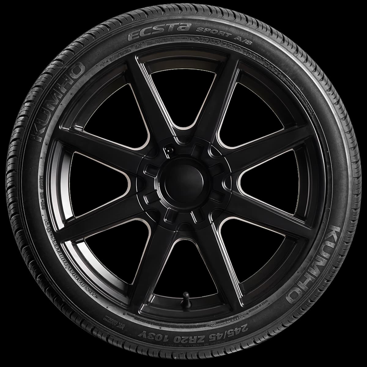 Kumho Ecsta Sport AS PA71 20" side tire