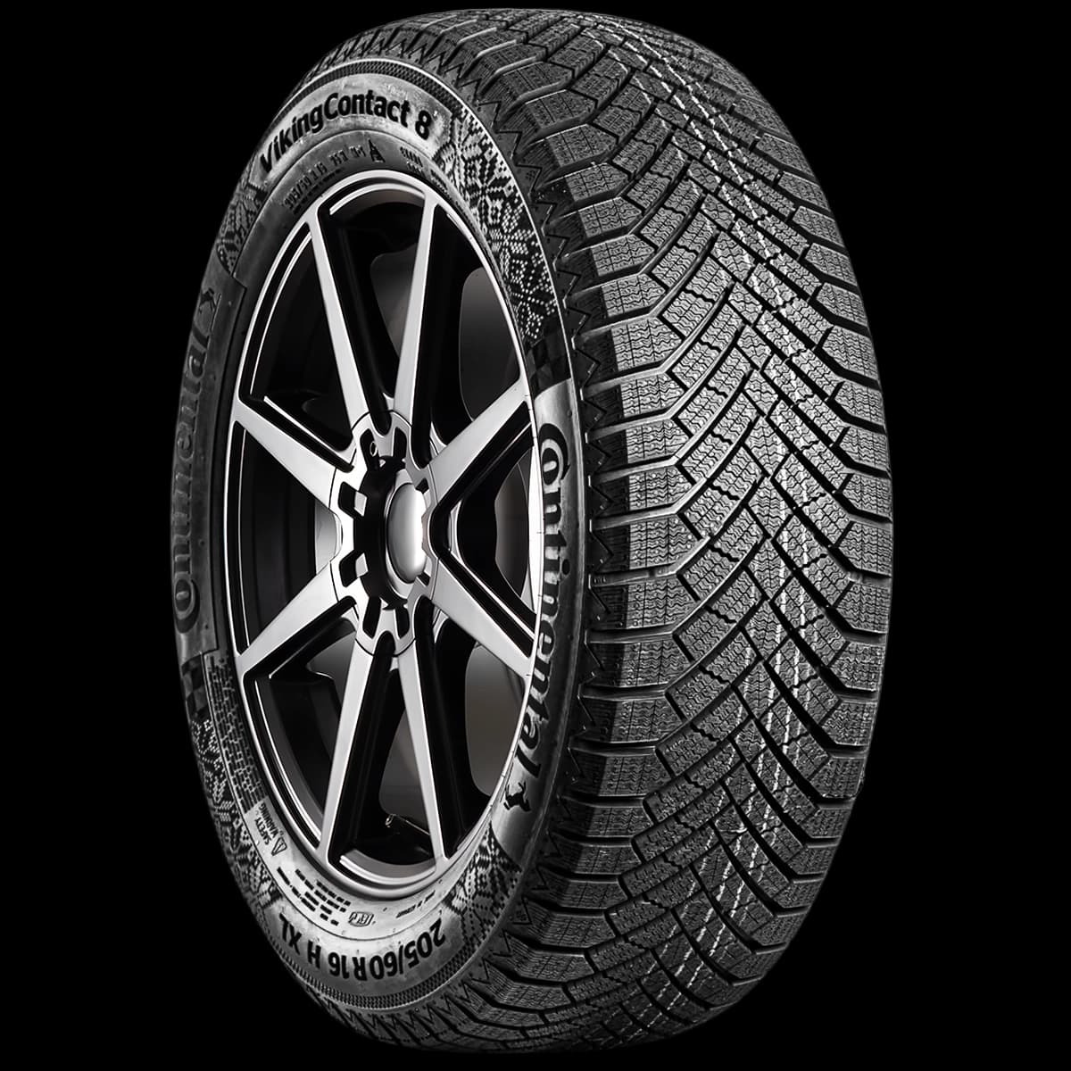 Continental Viking Contact 8 17" angled tire
