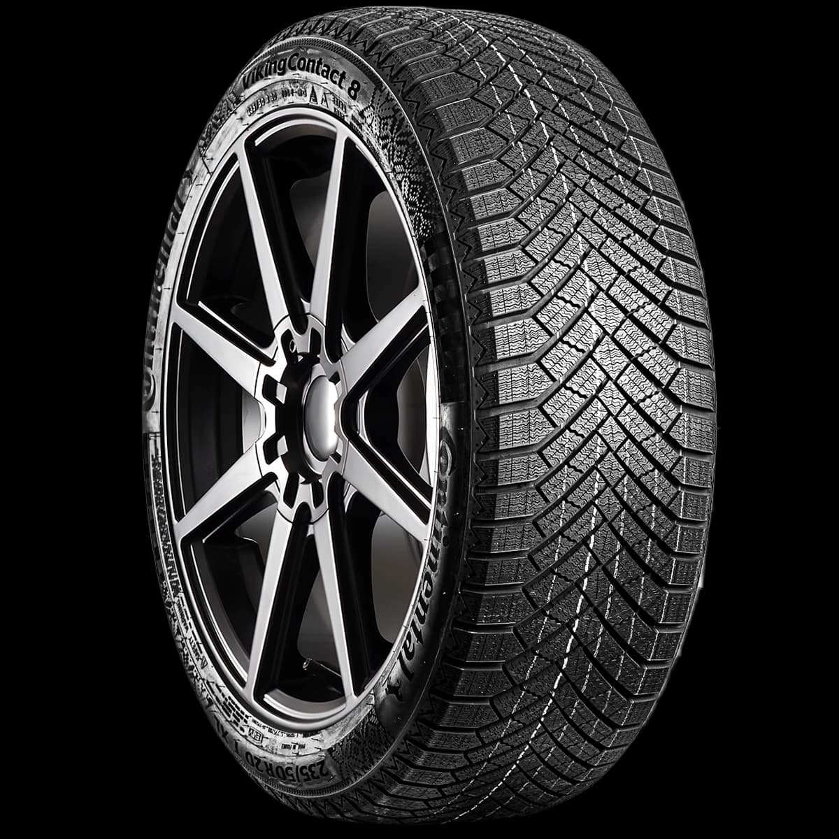 Continental Viking Contact 8 20" angled tire