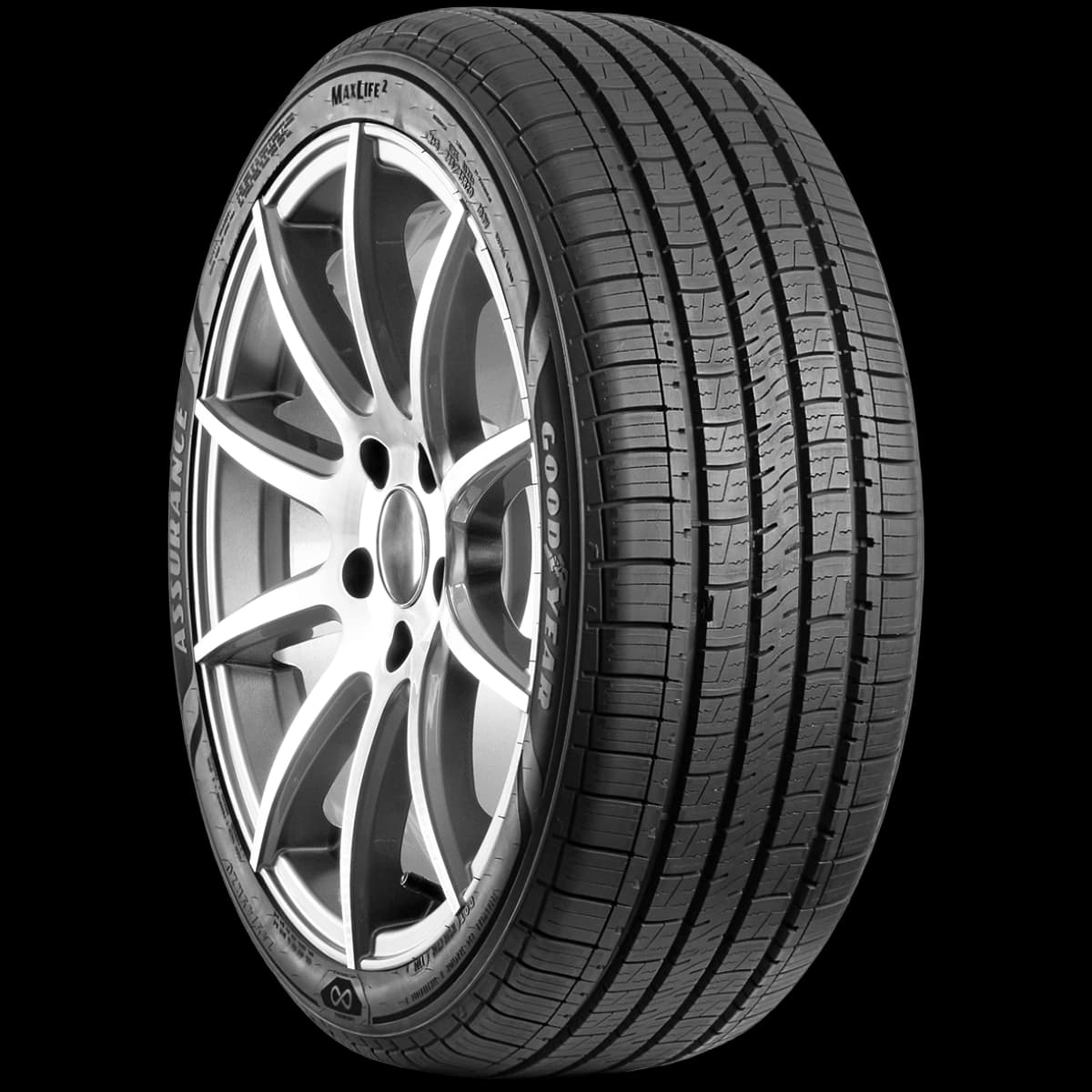 Goodyear Assurance MaxLife 2 20" angled tire