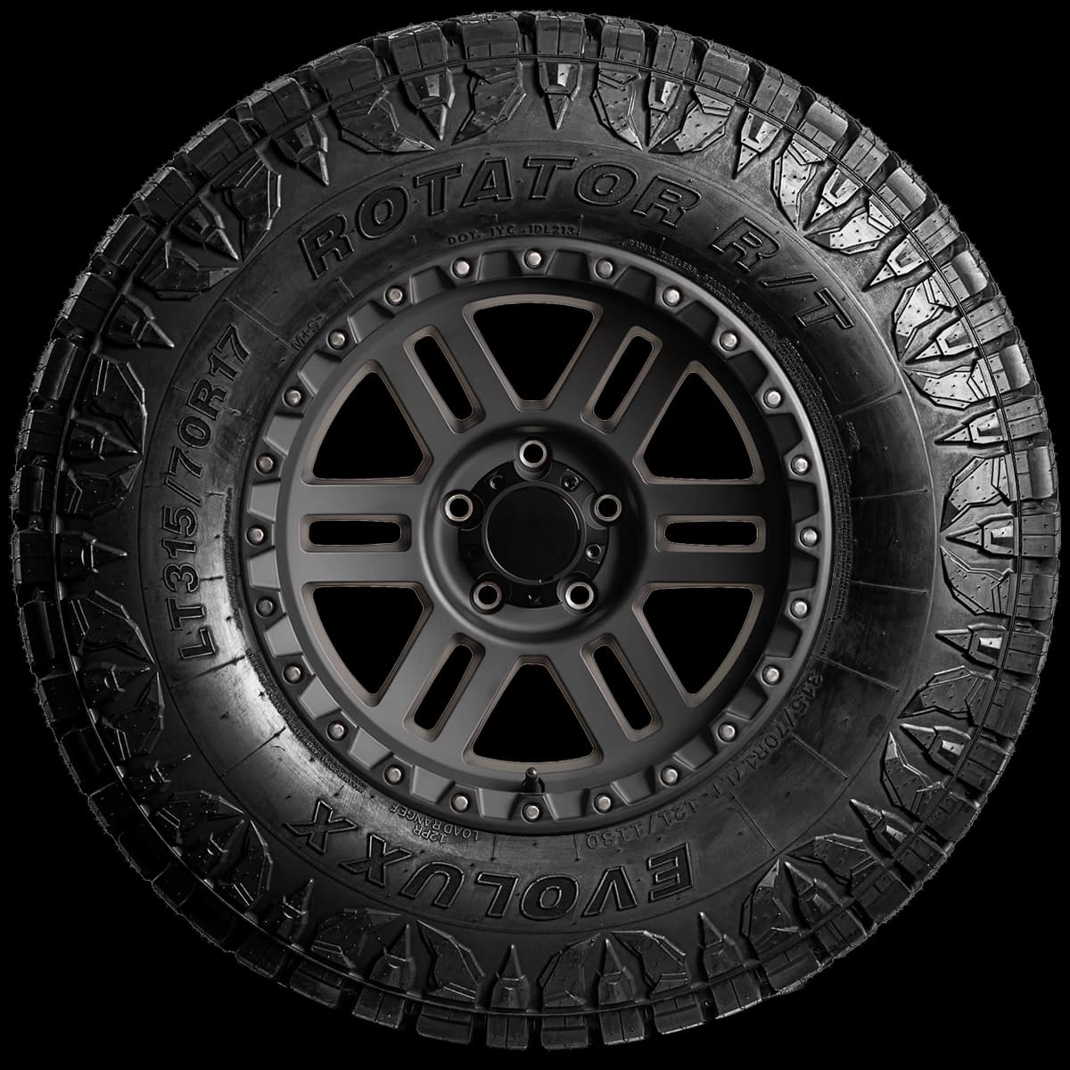 Evoluxx Rotator RT 17" side tire