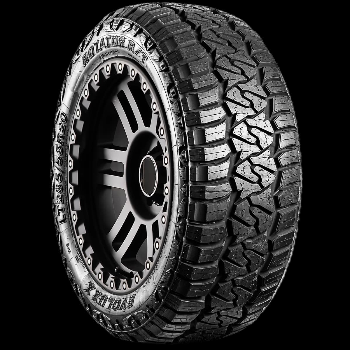 Evoluxx Rotator RT 20" angled tire