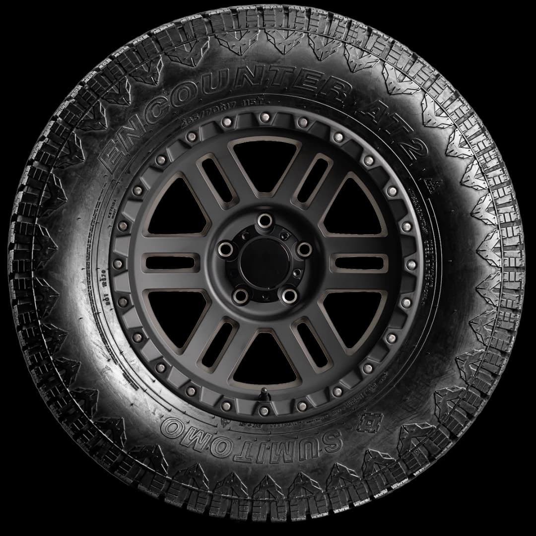 Sumitomo Encounter AT2 17" side tire