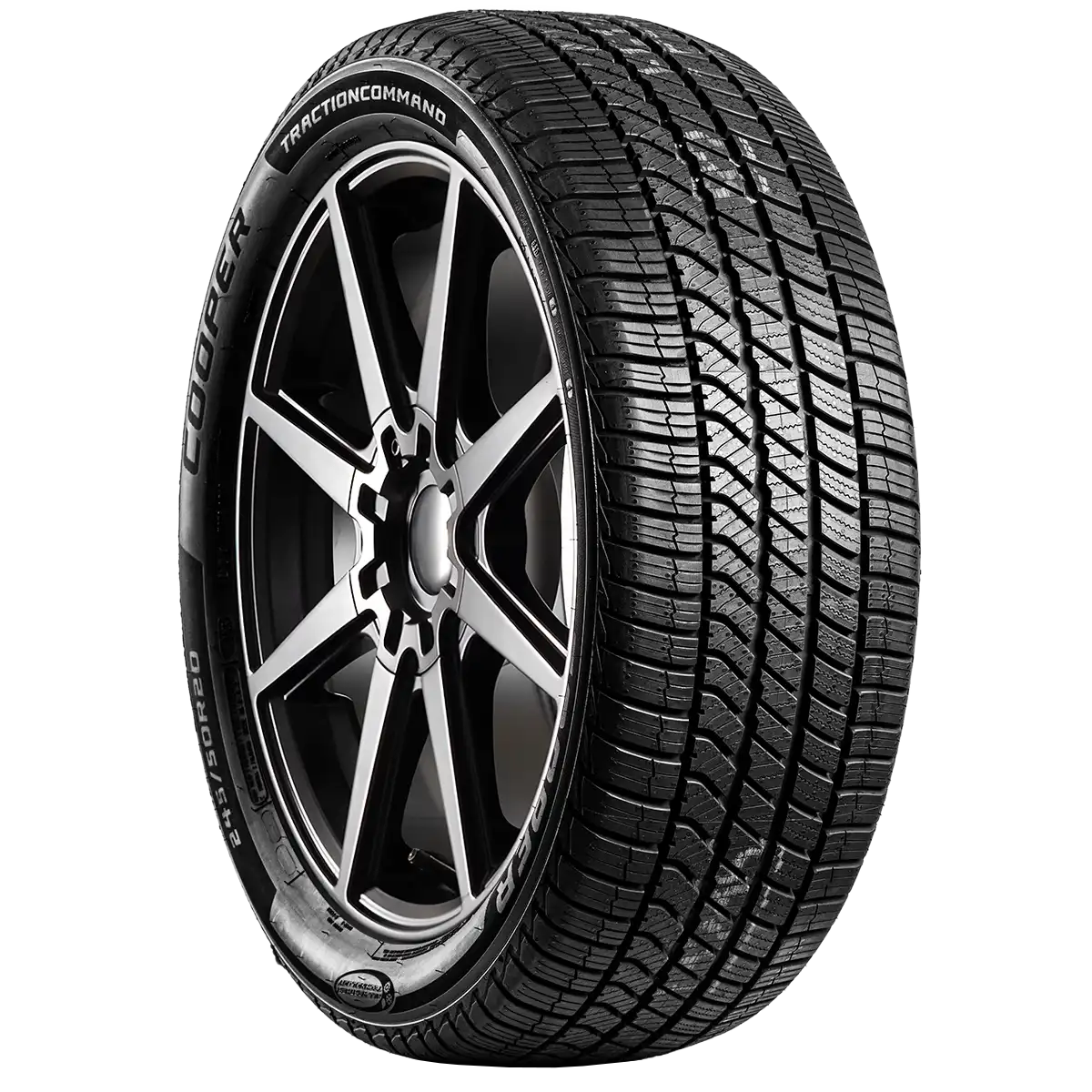 Cooper Traction Command 20" angled tire