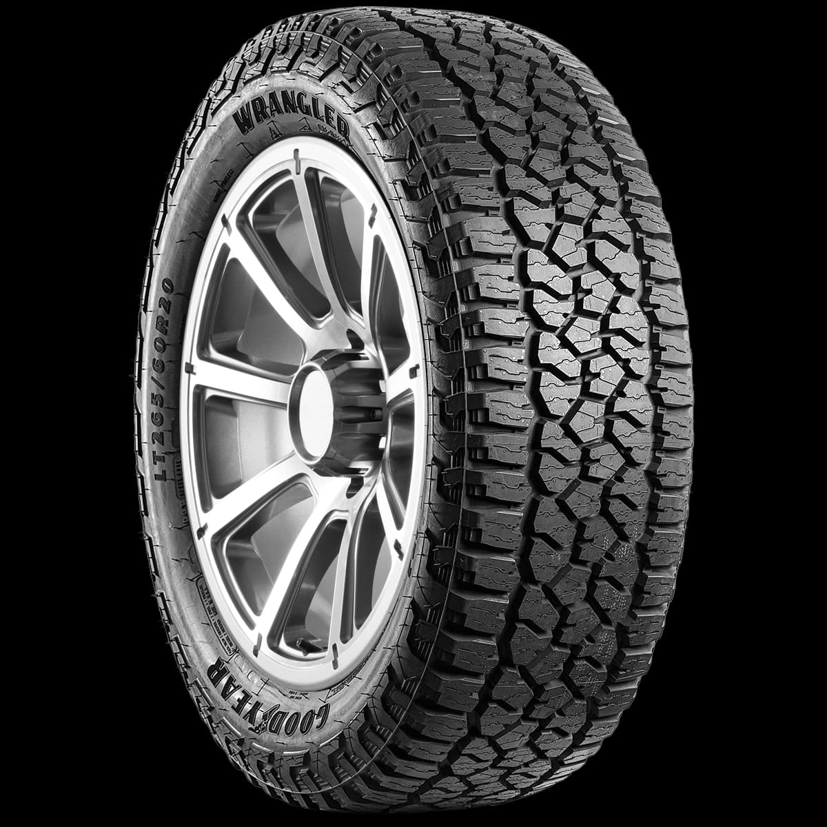 Goodyear Wrangler Workhorse AT 2 20" angled tire