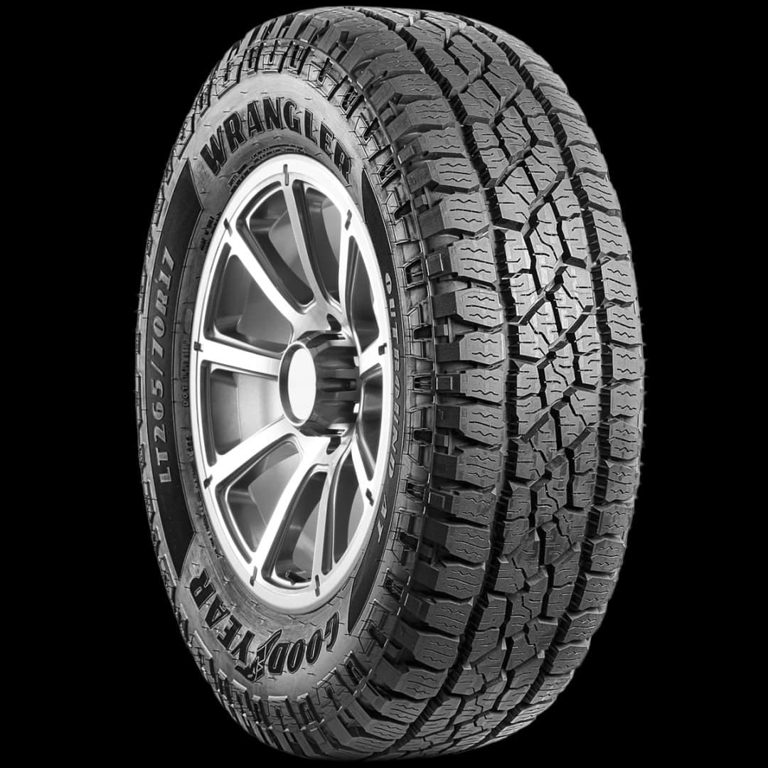 Goodyear Wrangler Outbound AT 17" angled tire