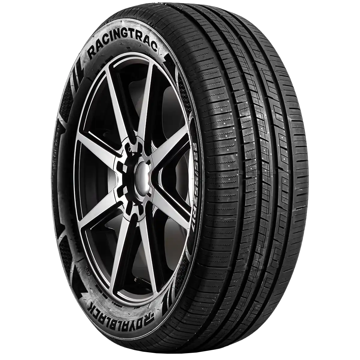 Royal Black Racing Trac 17" angled tire