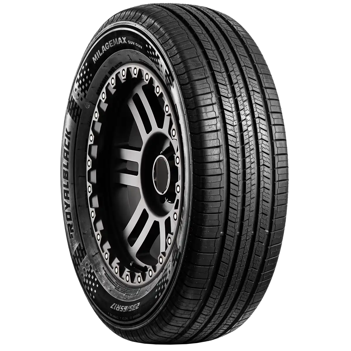 Royal Black MileageMax SUV/CUV 17" angled tire