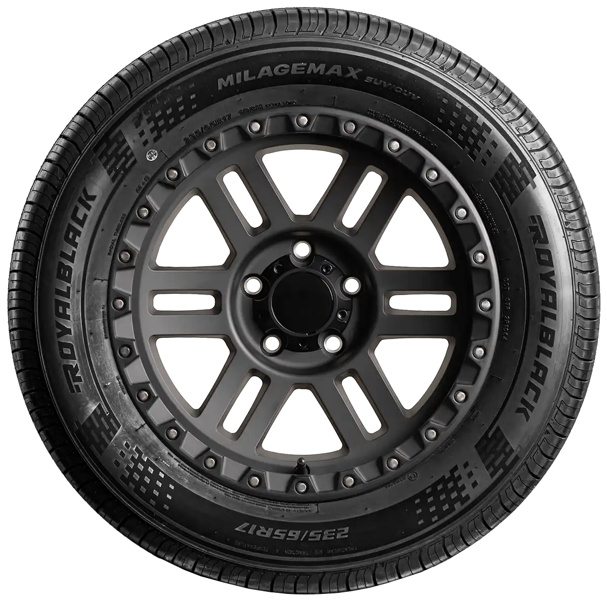 Royal Black MileageMax SUV/CUV 17" side tire