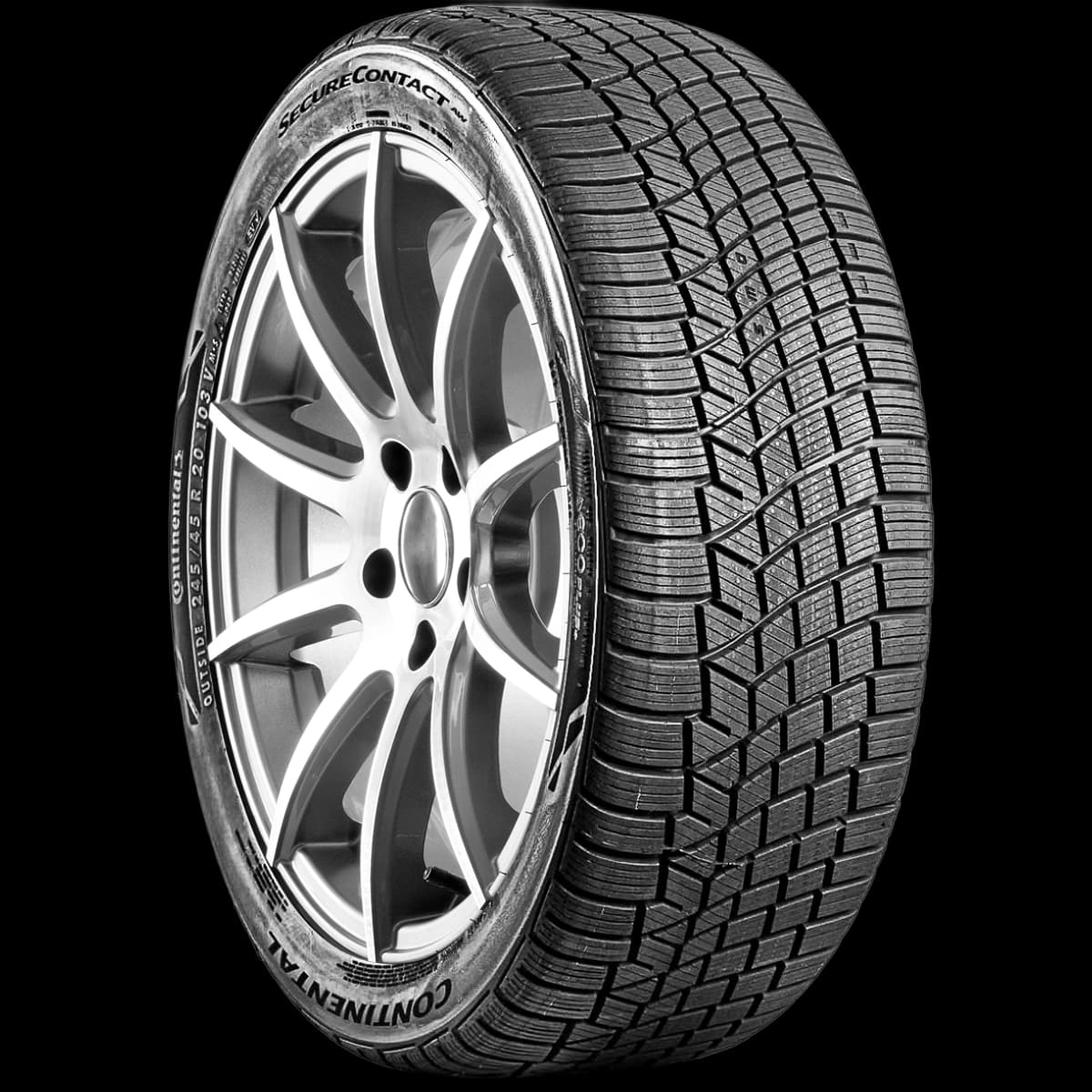 Continental SecureContact AW 20" angled tire