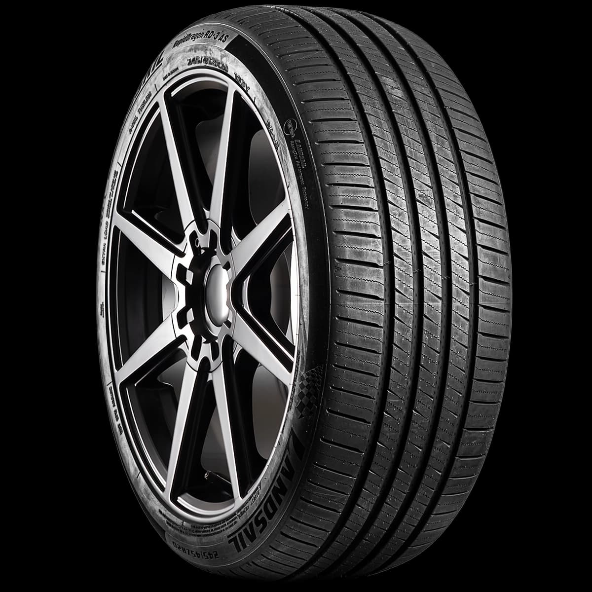Landsail RapidDragon RD3 AS 20" angled tire
