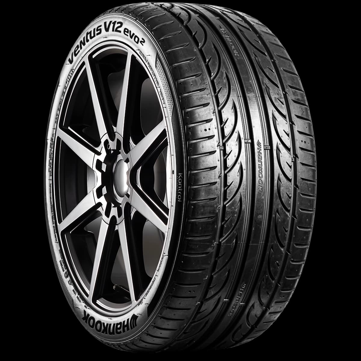 Hankook Ventus V12 evo2 K120 17" angled tire